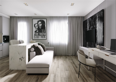 暖白色系极简现代美学 - 温馨自然之居