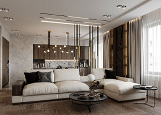 木质美感完美体现的小公寓