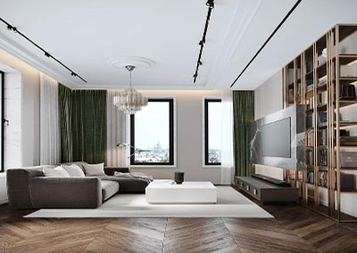 86㎡ 现代轻奢风，小家也能住出大宅范